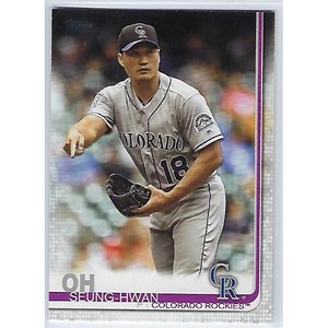 오승환 2019 TOPPS Seies 2 야구카드 MLB카드 콜로라도 로키스 Coloado Rockies, 1개