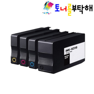 토너를부탁해 삼성 INK-K310 SL-J3520W J3560FW J3570FW J3523W J3525W 호환 재생잉크, 1개, INK-310 4색 1세트