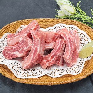 [오늘출발] 한성미트뱅크 등갈비 로인립 쪽갈비 바베큐립 폭립 캠핑등갈비 1kg 냉동, 1개