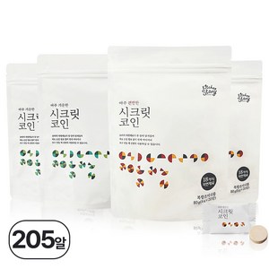 빅마마 빅마마 이혜정의 시크릿코인 205개(편안한 5팩+낱개 5개+개운한 5팩), 1세트, 4g