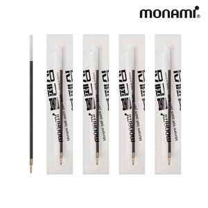 모나미 153 영심 리필 0.7mm 12입, 블랙, 6세트