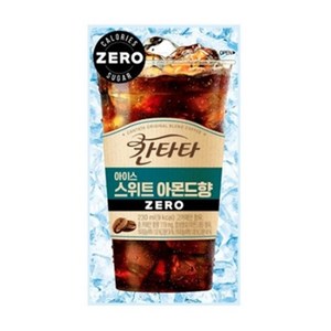 롯데 칸타타 스위트아몬드향 ZERO 파우치커피, 50개, 230ml