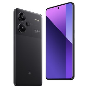 월드 프리미어 글로벌 버전 Xiaomi Redmi Note 13 Pro+ Plus 5G 스마트폰 200MP OIS 카메라 1.5K 120Hz AMOLED 커브드 디스플레이 120W, 블랙, 12GB, 512GB