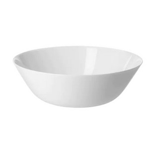강화유리 화이트 파스타 그릇 비빔밥 국수 대형 냉면기 큰 면기 라면 덮밥 볼, 오프타스트20cm, 1개