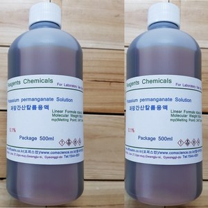 과망간산칼륨용액(0.005M) 화)450ml 개인판매제한 Potassium permanganate solution(0.025N), 1개, 450ml