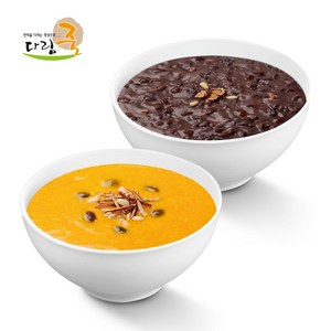 다림죽 시원하게 먹으면 더 맛있는 단호박&단팥죽set, 1세트, 500g