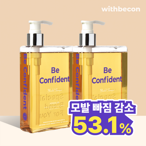 위드비컨 비듬케어 비컨피던트 탈모 샴푸 기능성샴푸, 2개, 360ml