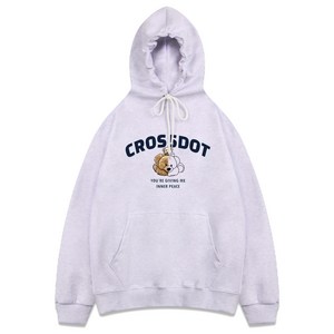 [당일출고/기모추가] 하프베어치 후드티 후드 빅사이즈 남자여성 ZAID_0021