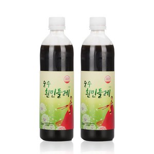 해담은베리 순수 흰민들레즙 흰민들레엑기스 흰민들레진액 생산자 직접판매, 500ml, 2개