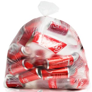 다용도 쓰레기 봉투 분리수거 비닐봉투 대형비닐봉지, 투명색, 1개, 80L