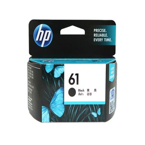 HP CH561WA CH562WA NO.61 정품Deskjet1000 1050 2540, CH561WA [NO.61] [표준용량] 검정, 1, 1개