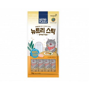 뉴트리플랜 뉴트리 스틱 짜먹는 고양이 간식, 혼합맛(참치/닭가슴살), 56g, 50개