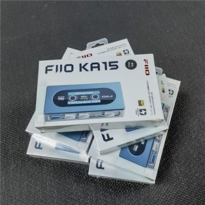 FIIO KA15 휴대용 디코더 헤드폰 증폭기, KA15 Black