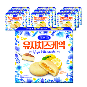 청우식품 유자치즈케익, 190g, 10개