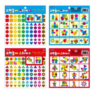 종이나라 도형놀이 스티커 2종, 1번
