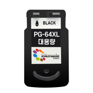 캐논 PG-64XL CL-74XL 대용량 재생 이코노믹 잉크 E569 E569S, 1. PG-64XL 검정재생잉크, 1개