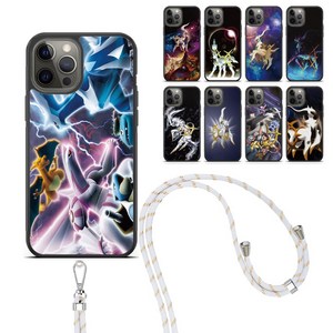 포켓몬 목걸이 스트랩 케이스 전기종 갤럭시 춘식이폰 X커버5 A34 A24 A54 S22 S21 S20