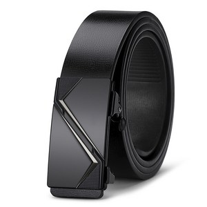 남자 정장벨트 가죽 자동 버클 벨트 인어미남 Men's belt