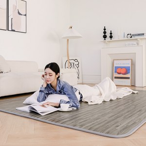 한솔 명품 전기 탄소매트 온열 카페트 LX하우시스 에디션, 1인용 183 x 110