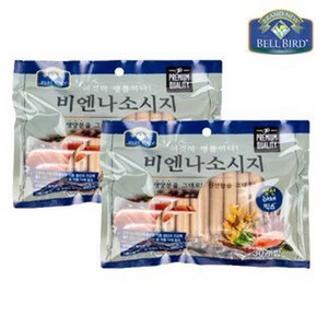 벨버드 반려견 비엔나 소시지 30p, 생선 + 야채 혼합맛, 2개