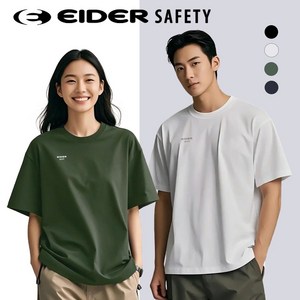 아이더 Safety 오버핏 기능성 친환경 소로나 반팔티셔츠
