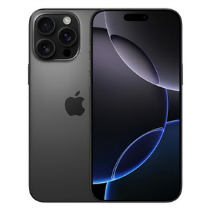 Apple 정품 아이폰 16 Po Max 자급제, 블랙 티타늄, 256GB