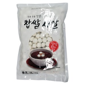 푸드마을 찹쌀새알 1000g 국산 찹쌀 새알심 옹심이, 1kg, 4개