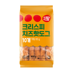 식자재왕 크리스피치즈 핫도그 800g, 1개