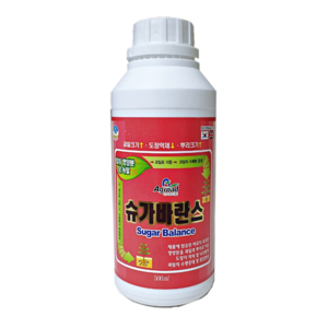 슈가바란스 500ml 포도 사과 감자 고구마 구근비대제 도장억제 개화촉진제 냉해방지 감사비료 엽면시비, 1개