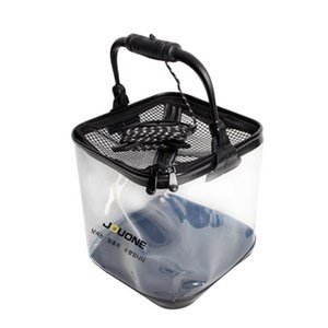 낚시통 접이식 야외 낚시 투명/반투명13L, 투명하다