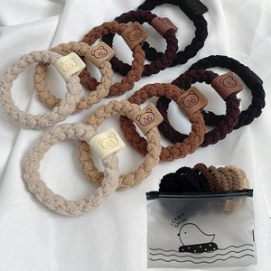 미다미 20P + 보관파우치 도톰한 짱짱한 유니크 대용량 머리끈