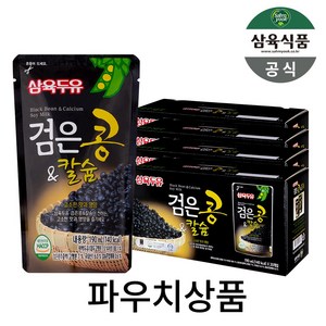 삼육 검은콩칼슘두유 파우치, 190ml, 80개