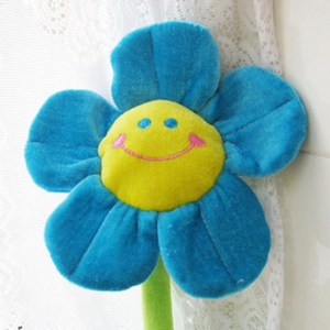 대형 스마일꽃인형 스마일꽃다발 졸업식 해바라기 장미 시들지않는 90cm (8colors), 6파랑
