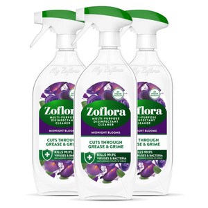 3병 800ML 조플로라 미드나잇 블룸스 다목적 세정제 소독제 클리너 flora Midnight Multi-Purpose Disinfectant Cleaner, 3개