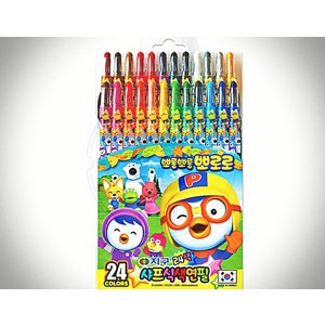 뽀로로 샤프식 색연필 24색