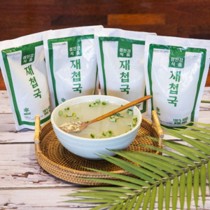 섬진강식품 국내산 재첩국 500gx8팩, 500g, 8개