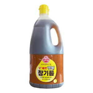 오뚜기 오쉐프 옛날 참기름, 2세트, 1.8L