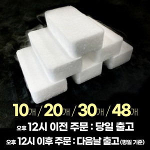 드라이아이스 10조각(비닐 o 부직포) (오후12시이전 당일출고*오후12시이후 다음날출고_평일기준), 10개