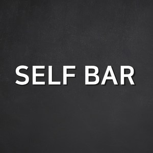 스튜디오투명 관계자 외 출입금지 아크릴사인 흰색, SELF BAR, 1개