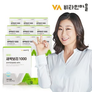 비타민마을 100% 국내산 새싹보리 1000 분말 스틱, 30g, 10개