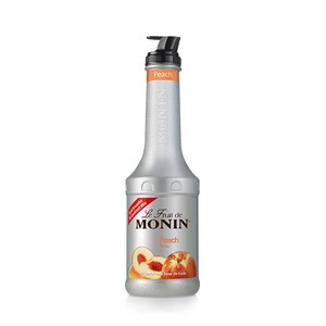 모닌 피치 퓨레 1000ml, 1L, 1개