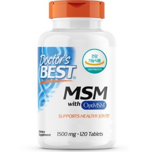 닥터베스트 msm 식이유황 1500mg 120정, 4개