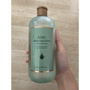 AHC 허브 솔루션 알로에 베라 토너, 500ml, 1개