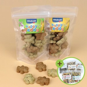 비타크래프트 해피테디 시리얼 80g 토끼 햄스터 간식, [단일상품]