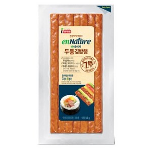 롯데푸드 엔네이처 두툼 김밥햄 120g+120g, 120g, 1개