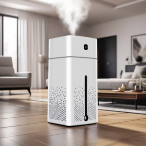 웨스트라이프 7색 무드등 대용량 워터 가습기, 화이트