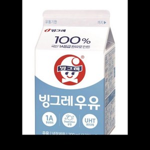 흰우유 참맛우유 원유 빙그레 200ML/EA, 1개, 200ml, 1개