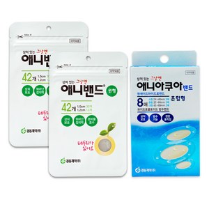 애니밴드 / 원에이드하이드로밴드 경동제약 애니밴드 원형 스팟밴드 42매입X2개 + 애니 아쿠아밴드 혼합형 8매입X1개 하이드로콜로이드세트, 1세트