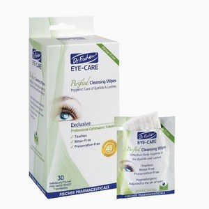 D.Fische Eye-Cae 닥터피셔 아이케어 눈꺼풀 클렌징 티슈, 30매입, 1개