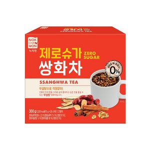 [녹차원] 제로슈가 쌍화차 20스틱+20스틱 [1+1], 1박스, 20개입, 15g